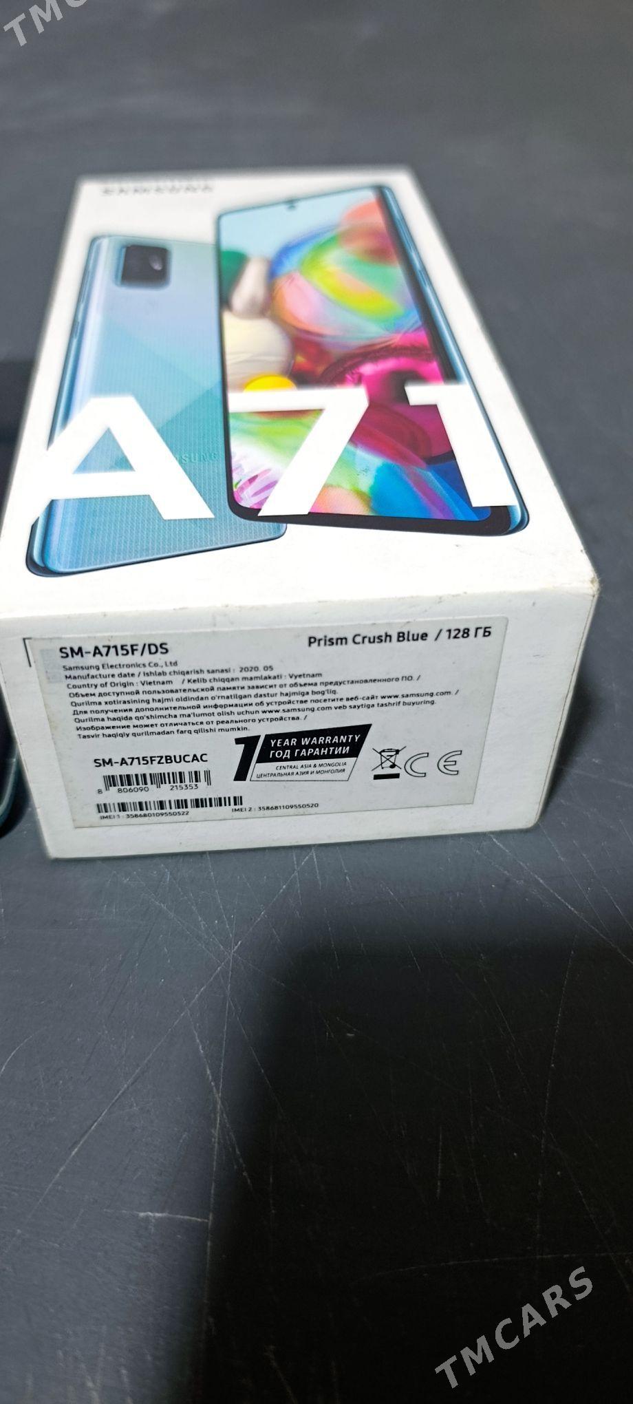 Samsung A71 6\128 - Büzmeýin - img 1