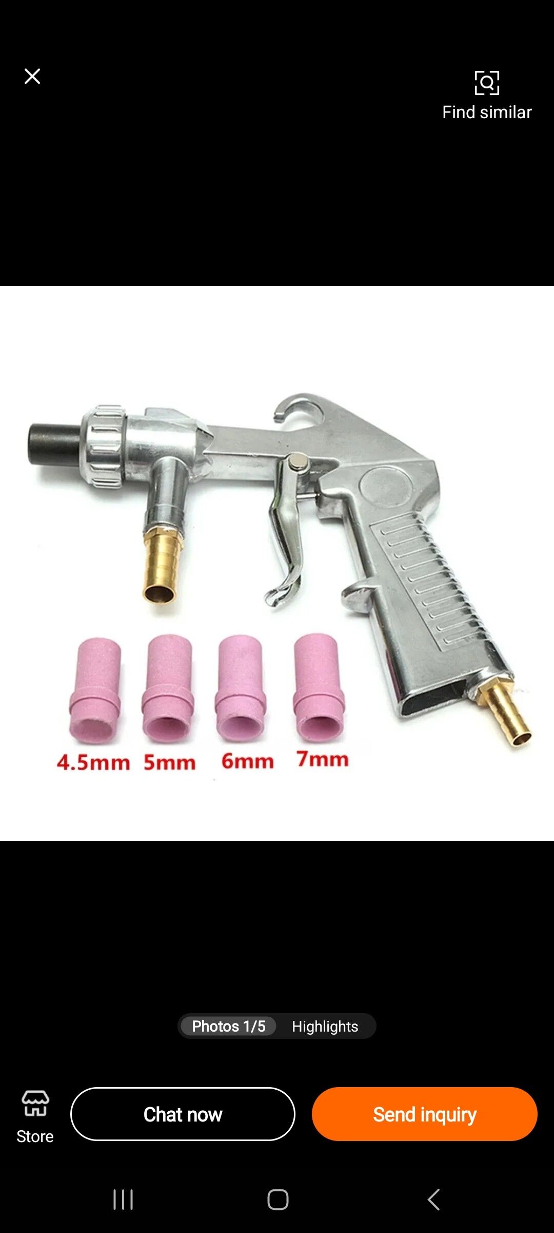 Пескоструйный пистолет 324 TMT - Анев - img 1