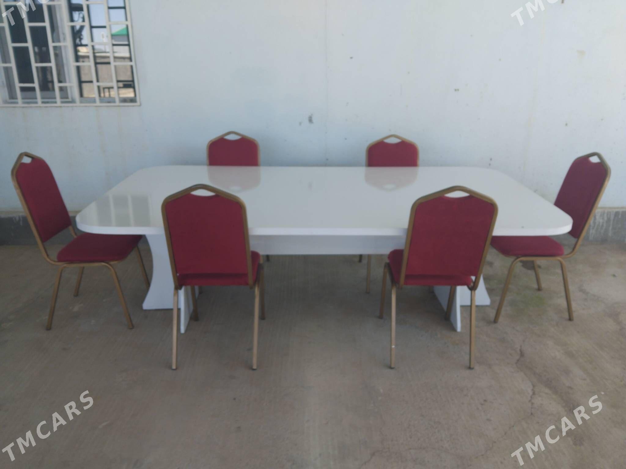 Stol 6 adamlyk - Aşgabat - img 1