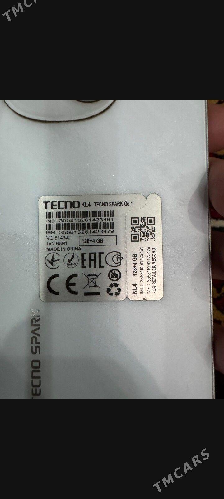 Tecno spark go 1 128 Gb 4 - Ашхабад - img 1
