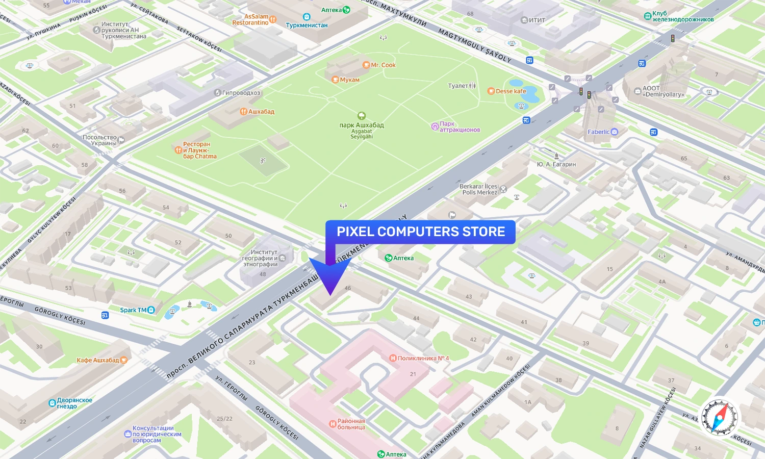 PIXEL COMPUTERS STORE Map Location