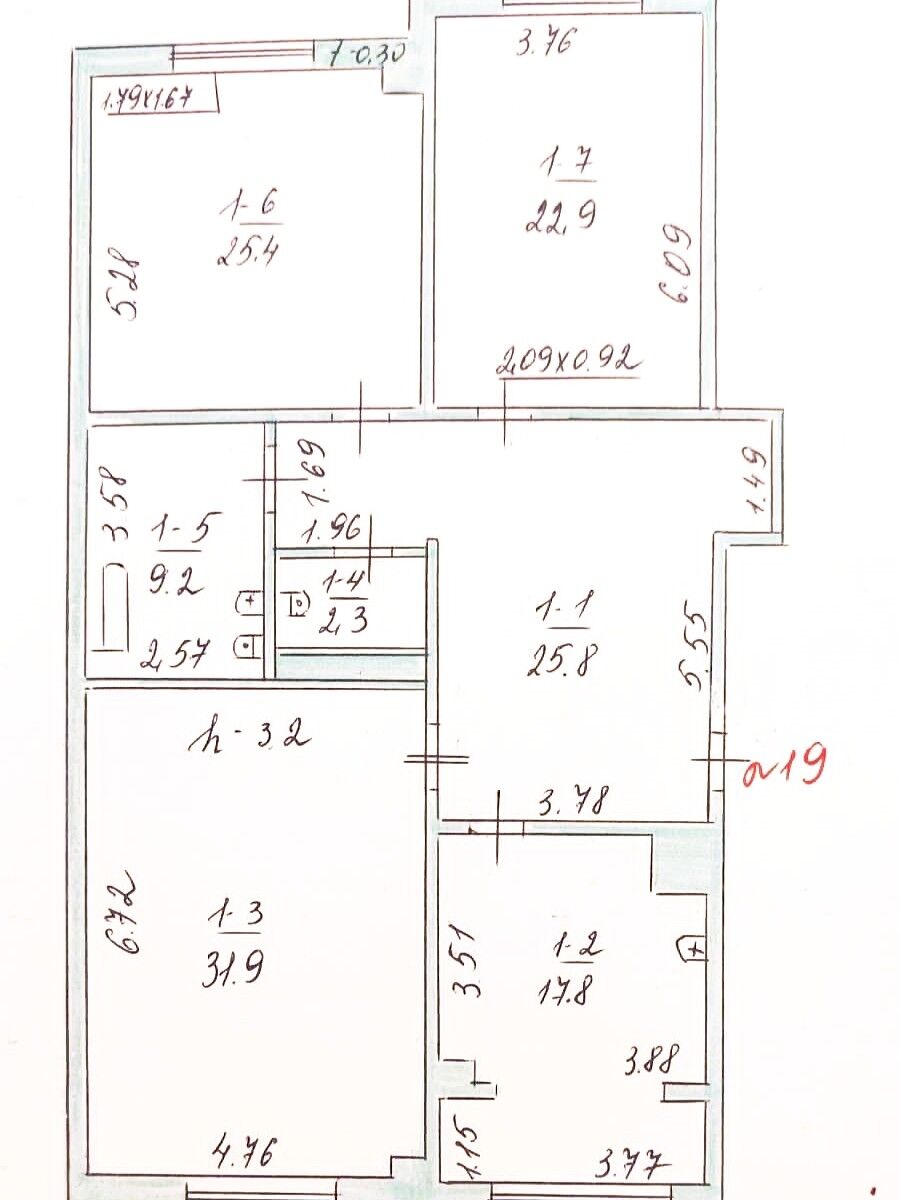 🪬Гуртли,Оджар Азия, 2эт, 3ком - Гуртли - img 1