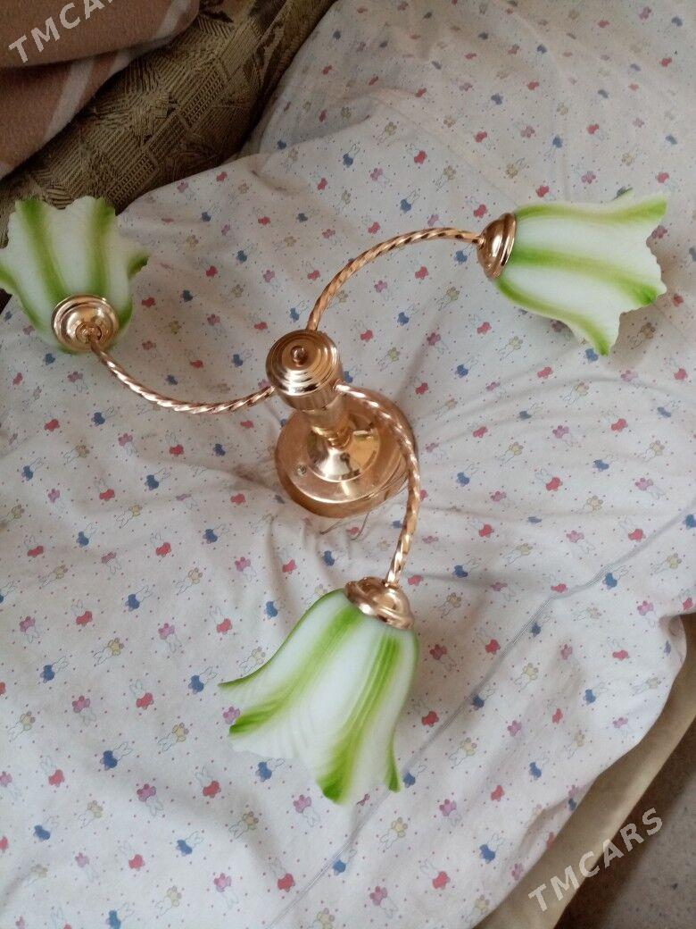 Люстра"Зелёные лилии". - Туркменабат - img 1