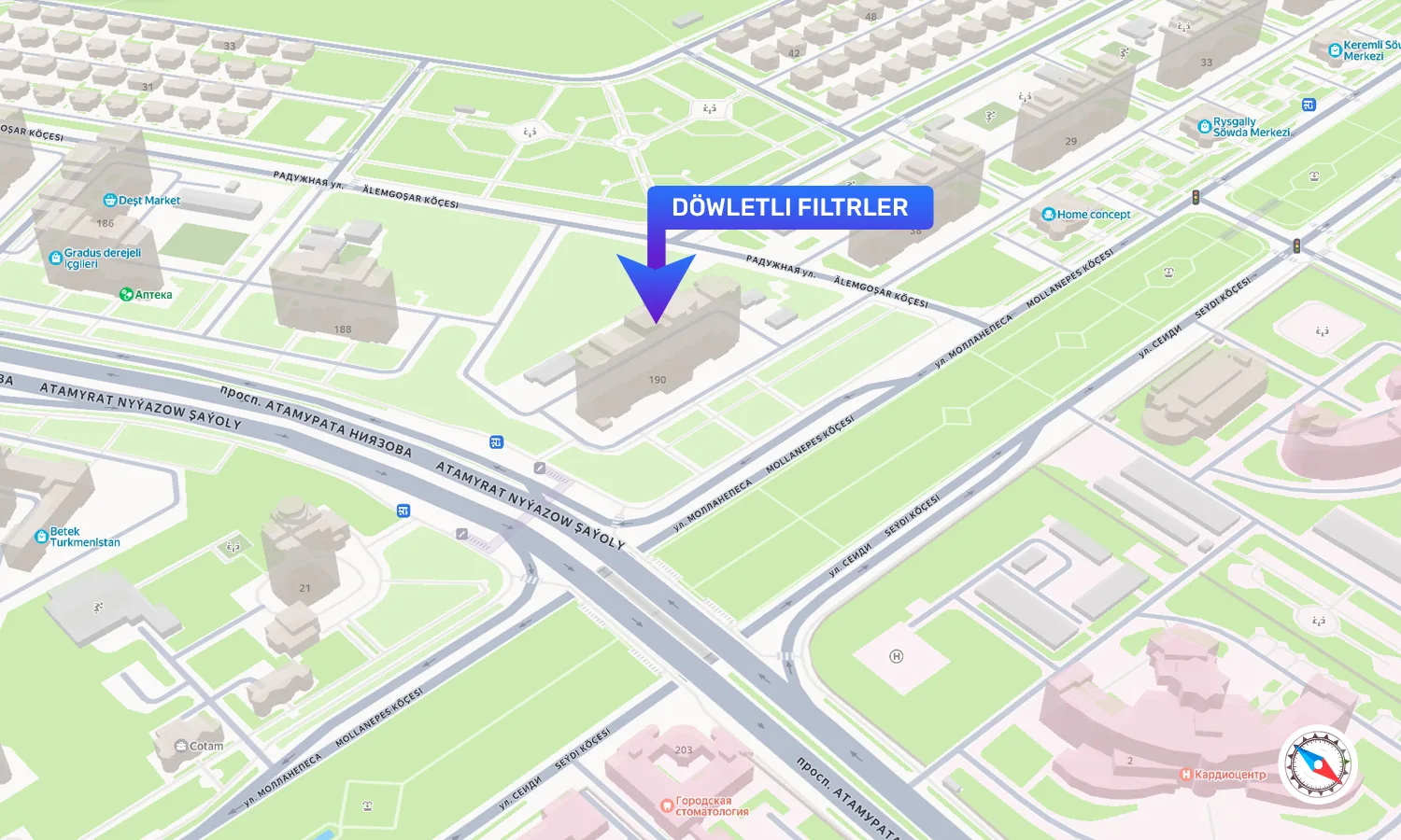 DÖWLETLI FILTRLER Map Location