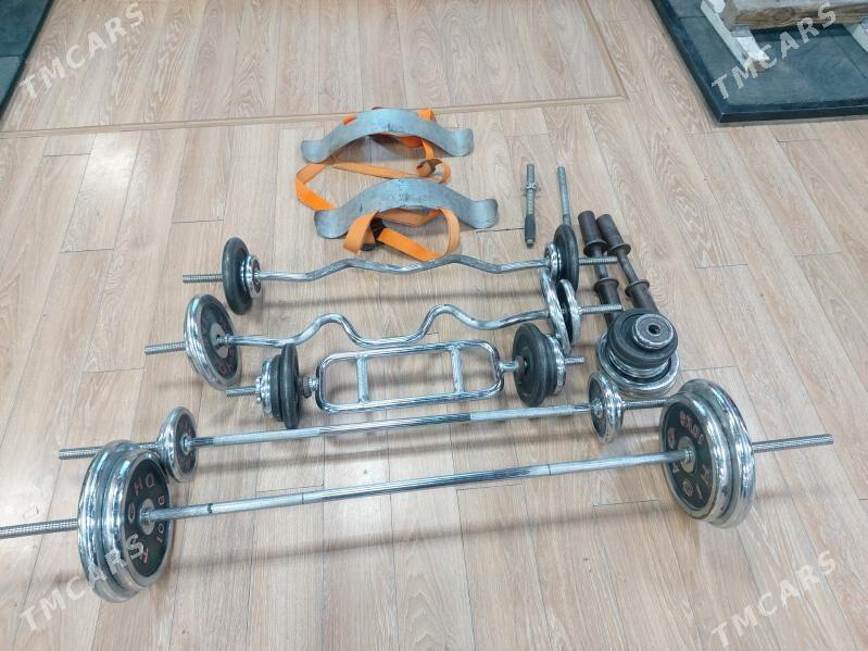 штанги блины скамейка стул - Туркменабат - img 1