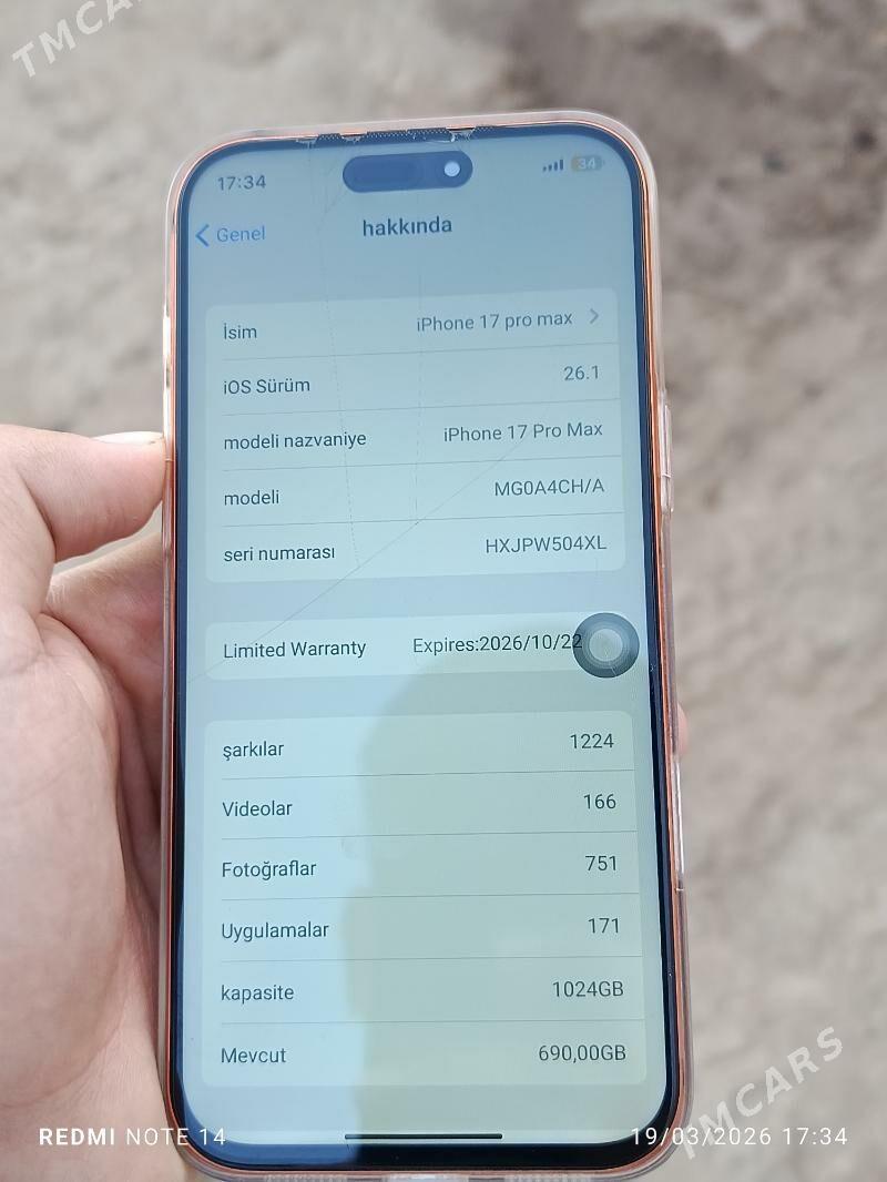 iPhone 17pro max - Türkmenbaşy etr. - img 1