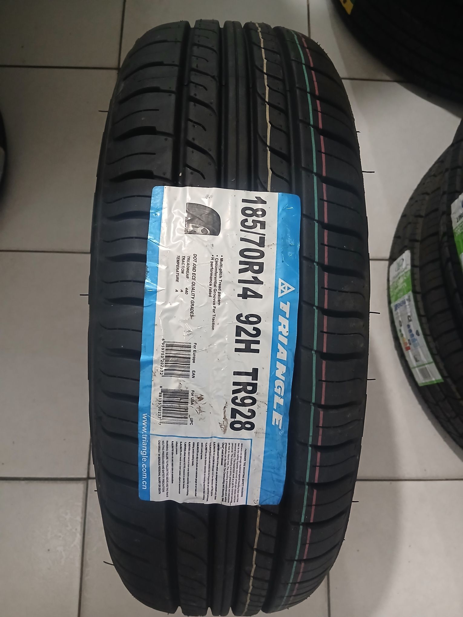 185/70/14 TRIANGLE 25Y 560 TMT - Ашхабад - img 1