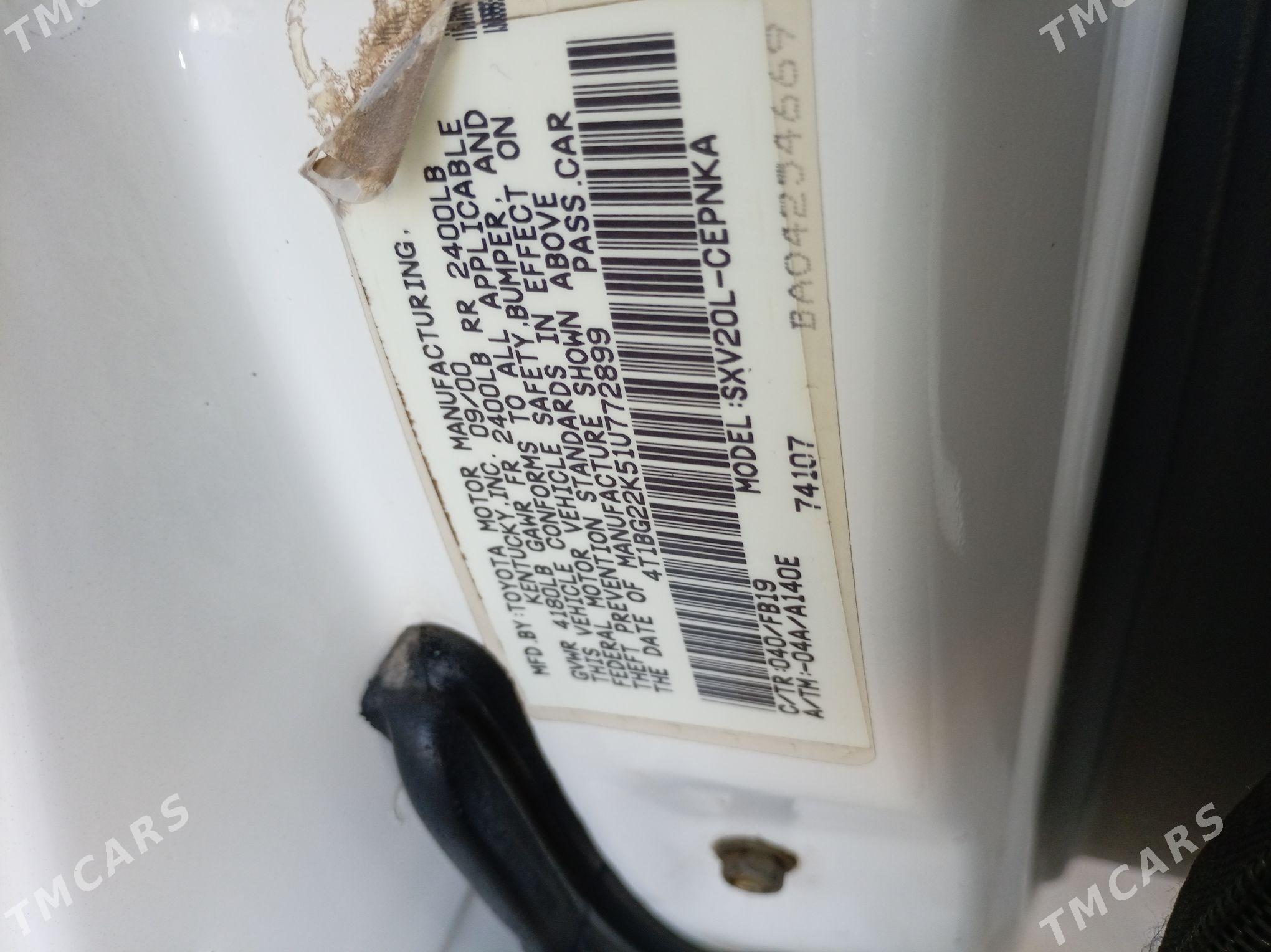 Toyota Camry 2001 - 165 000 TMT - Köneürgenç - img 1