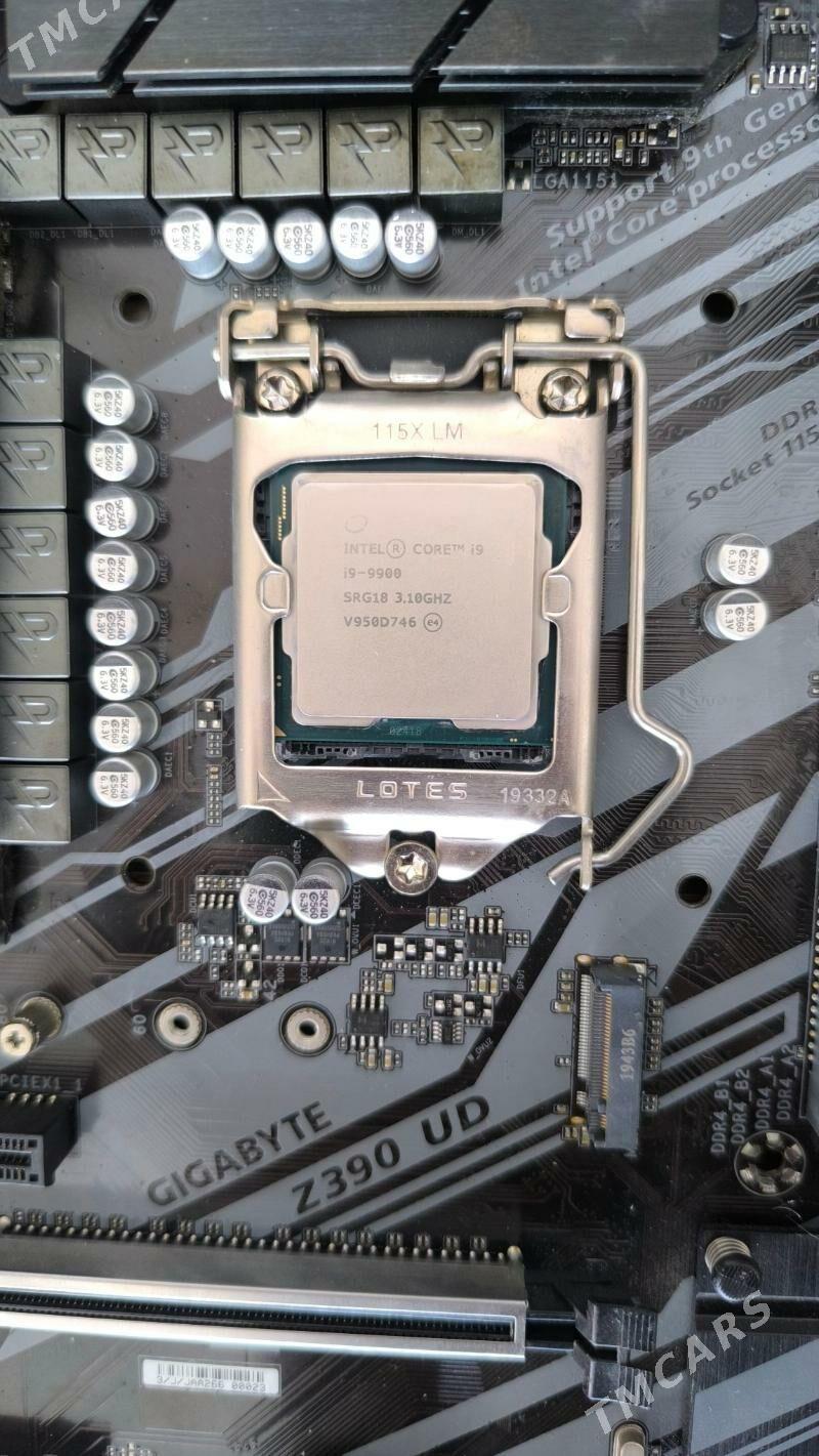 CPU i9 9900 + Plata z390 - Aşgabat - img 1