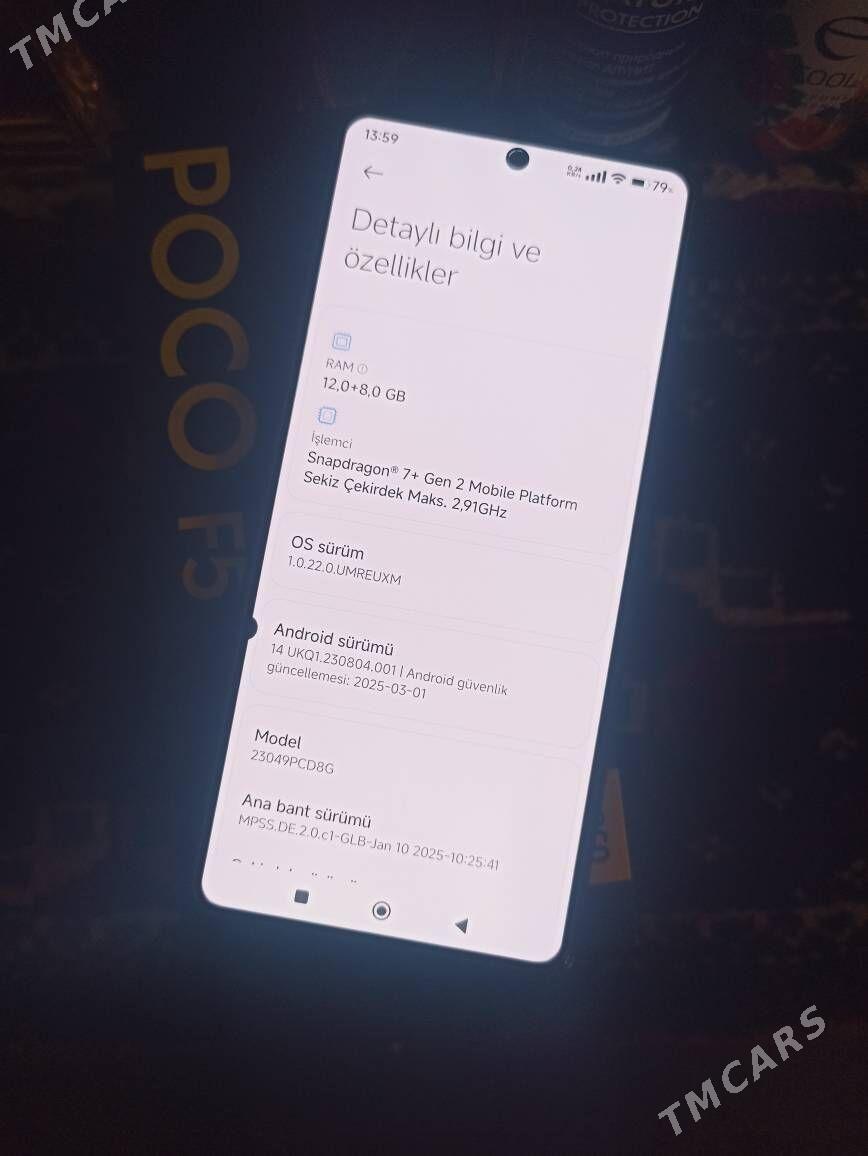 Poco F5 12/256 - Ашхабад - img 1