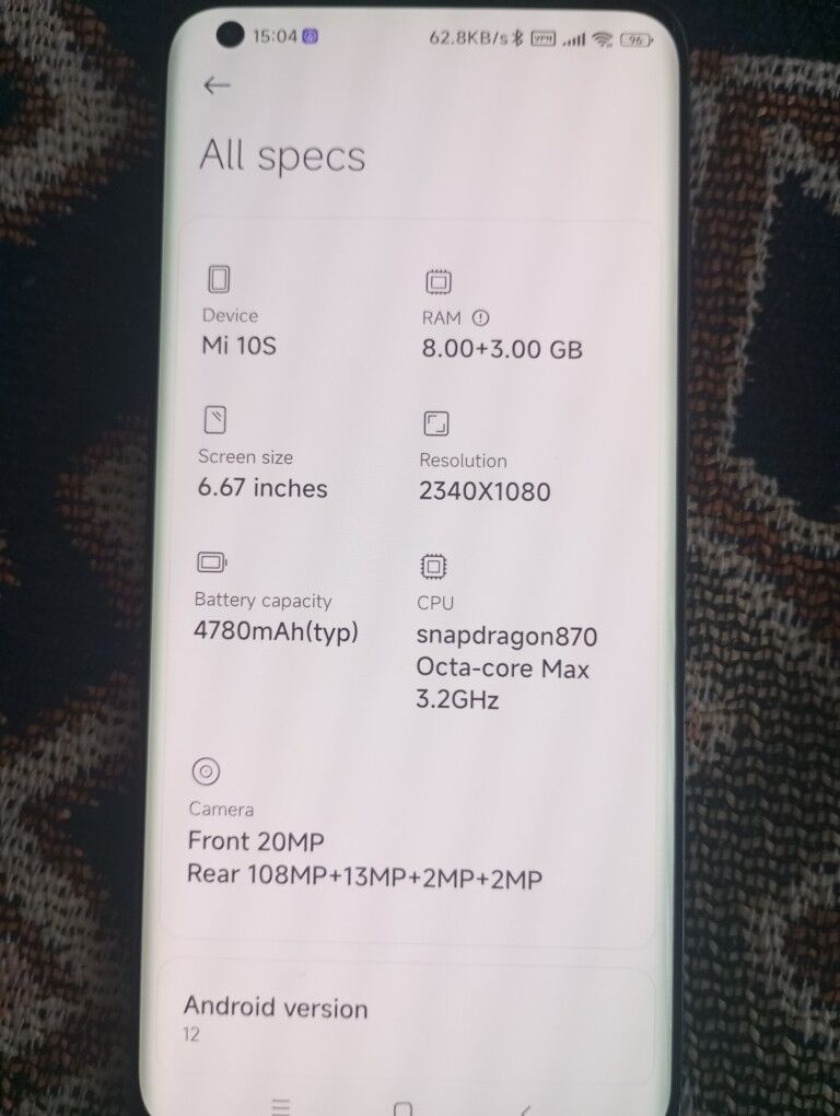 Xiaomi MI10S - Türkmenabat - img 1