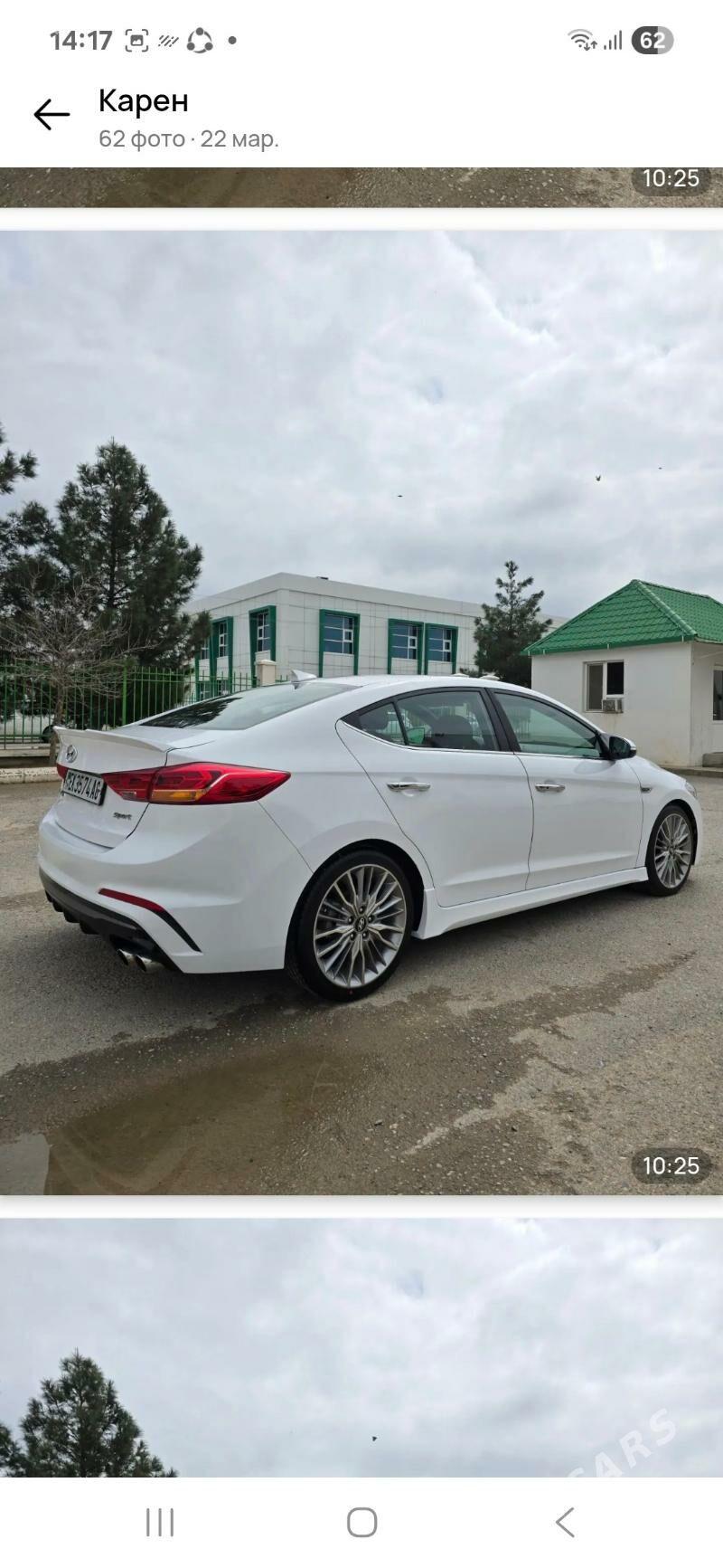 Hyundai Elantra 2018 - 225 000 TMT - 11 mkr - img 1
