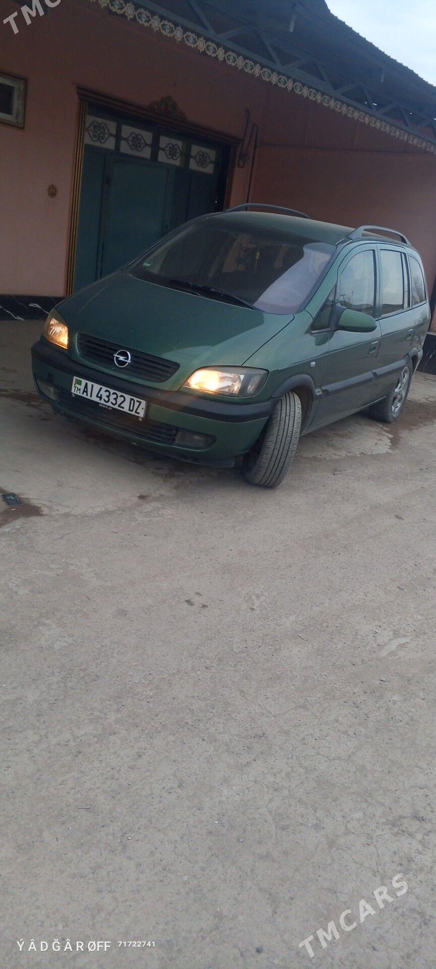 Opel Zafira 2002 - 110 000 TMT - Шабатский этрап - img 1