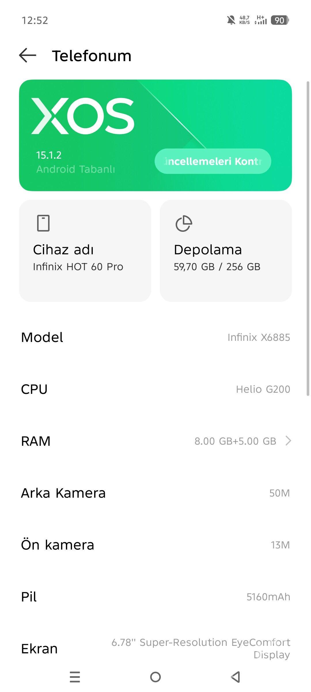 İnfinix Hot 60 pro obmen - Balkanabat - img 1
