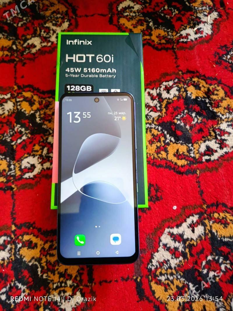 İnfinix Hot 60i 8+4 128 - Дашогуз - img 1