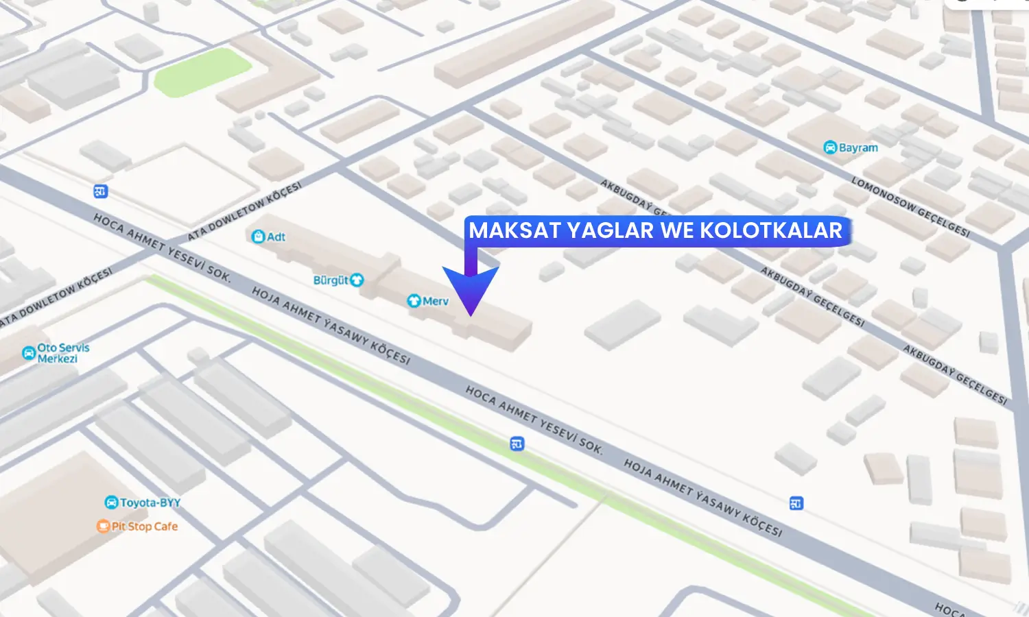 MAKSAT YAGLAR WE KOLOTKALAR Map Location