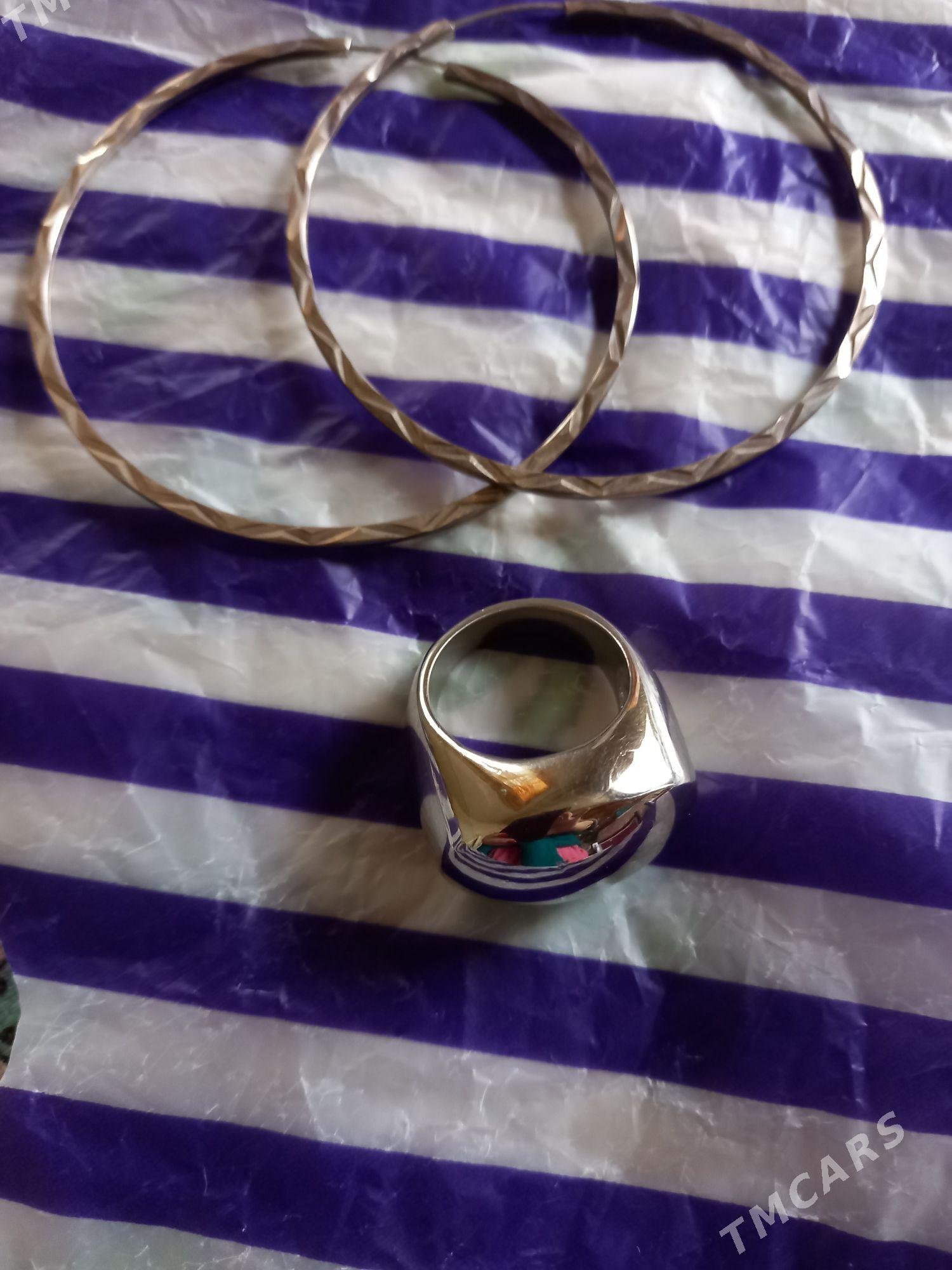 серьги,кольцо - Aşgabat - img 1