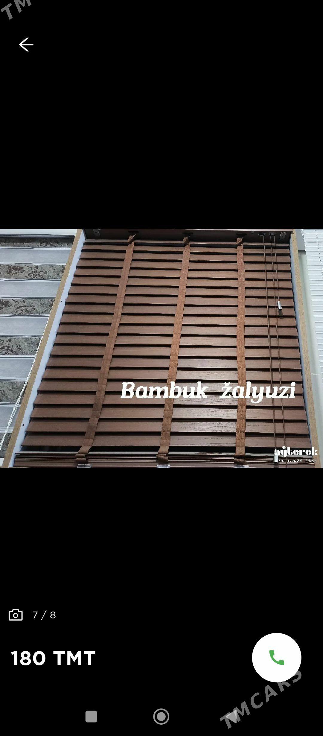 Bambu žalýuz - Ашхабад - img 1