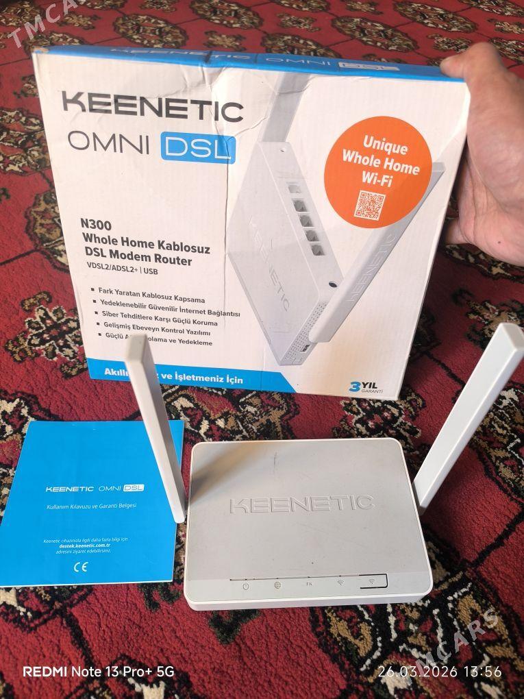KEENETIC роутер адсл+3G,4G - Daşoguz - img 1