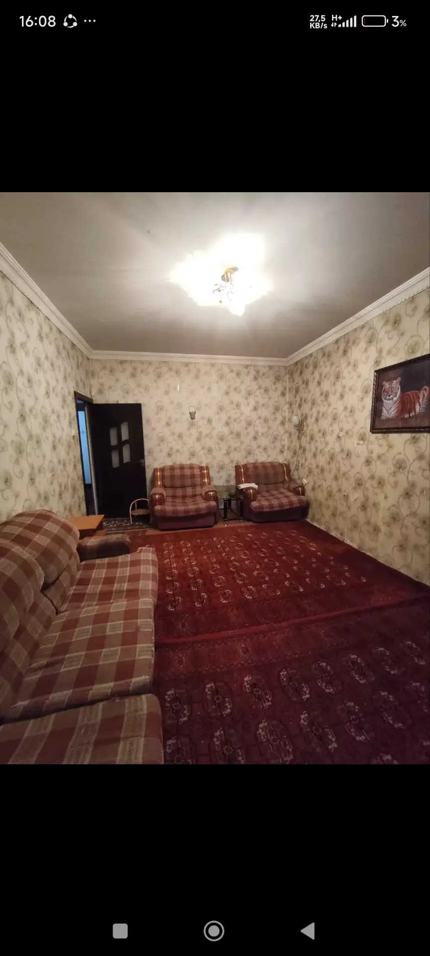 MIR 3. 9/3 etaj. 1w2 KOMNAT - Ашхабад - img 1