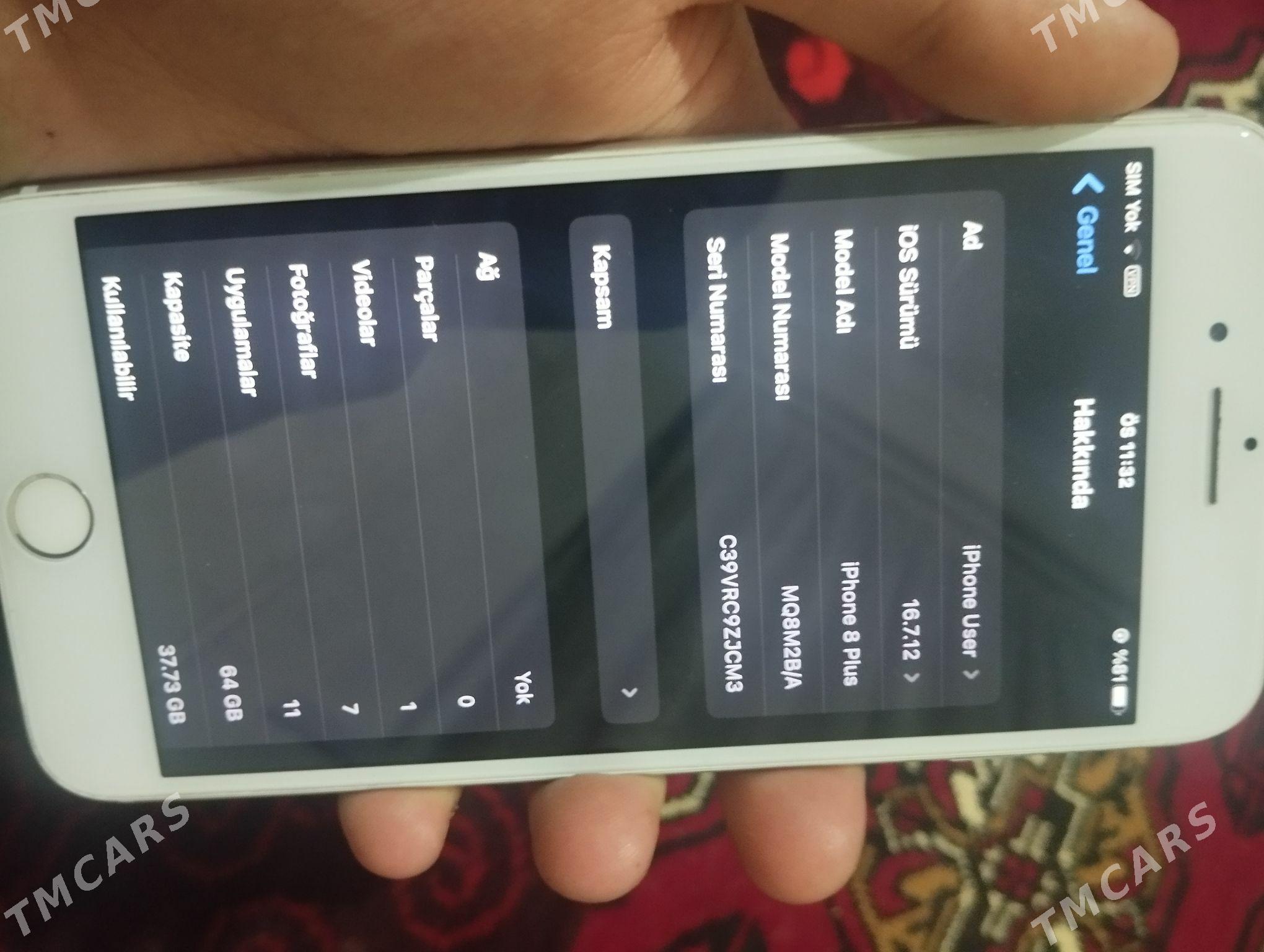 iPhone 8+ - Daşoguz - img 1