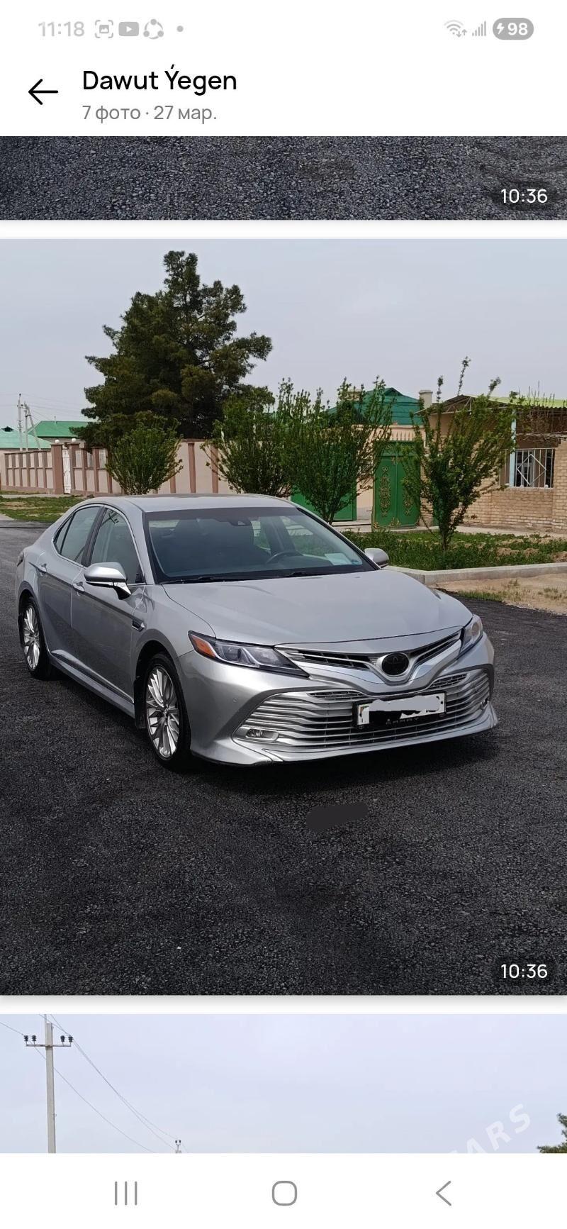 Toyota Camry 2018 - 300 000 TMT - Büzmeýin - img 1