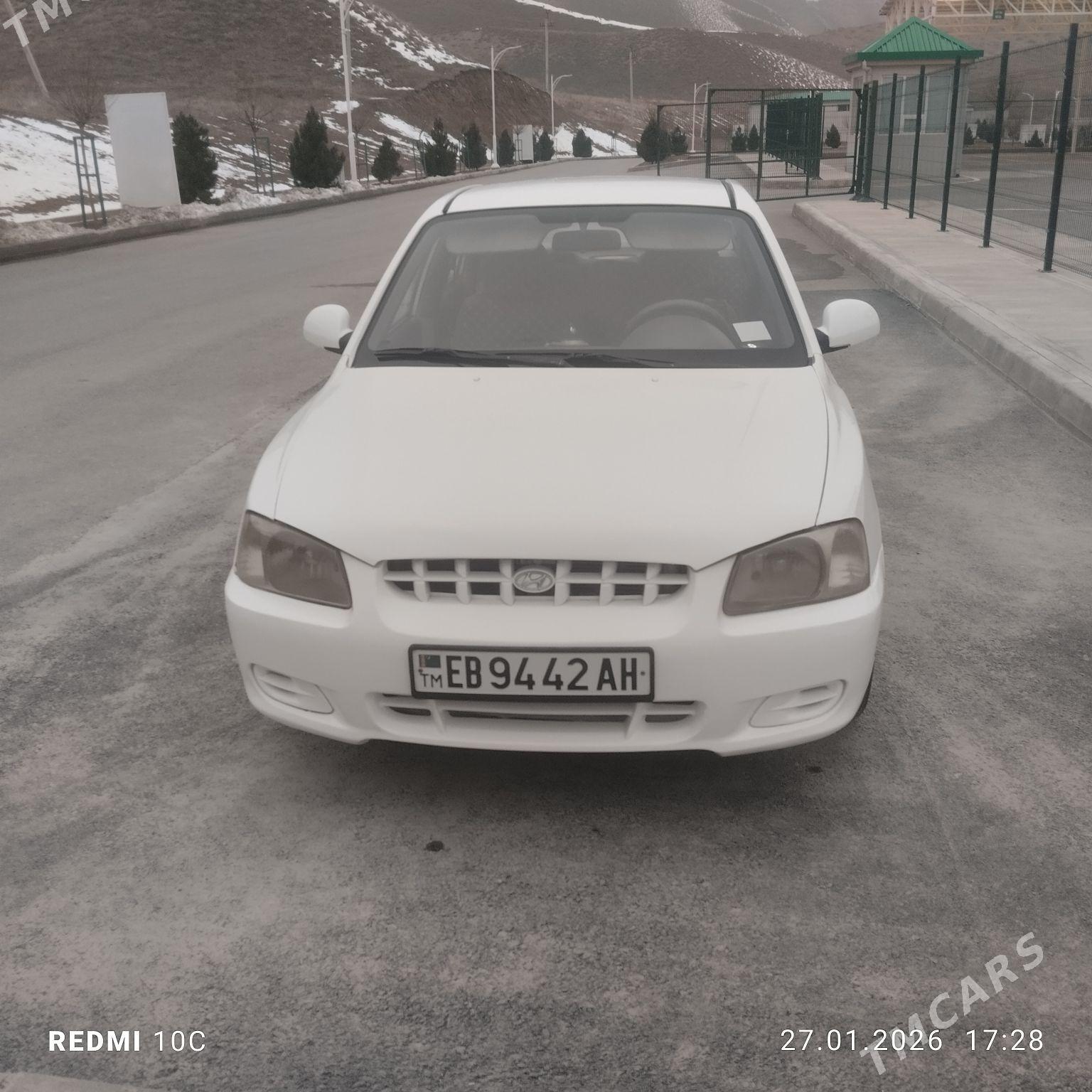 Hyundai Accent 2002 - 65 000 TMT - Анев - img 1
