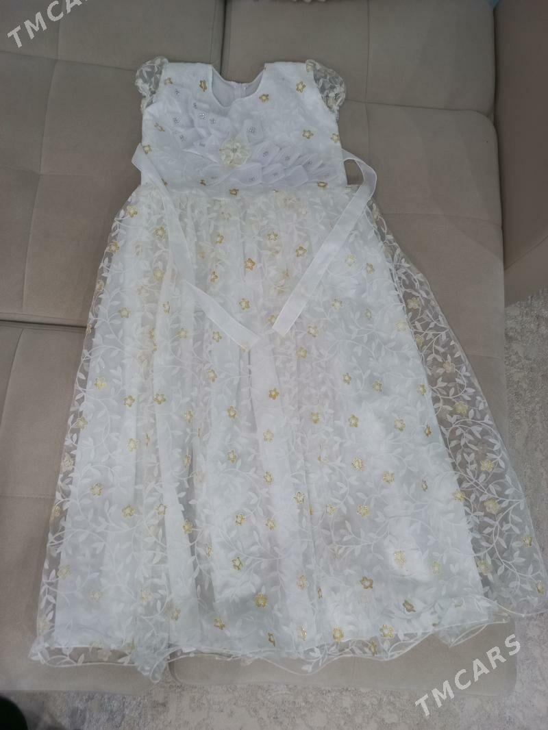 Детское белоснежное платье - 11 мкр - img 1