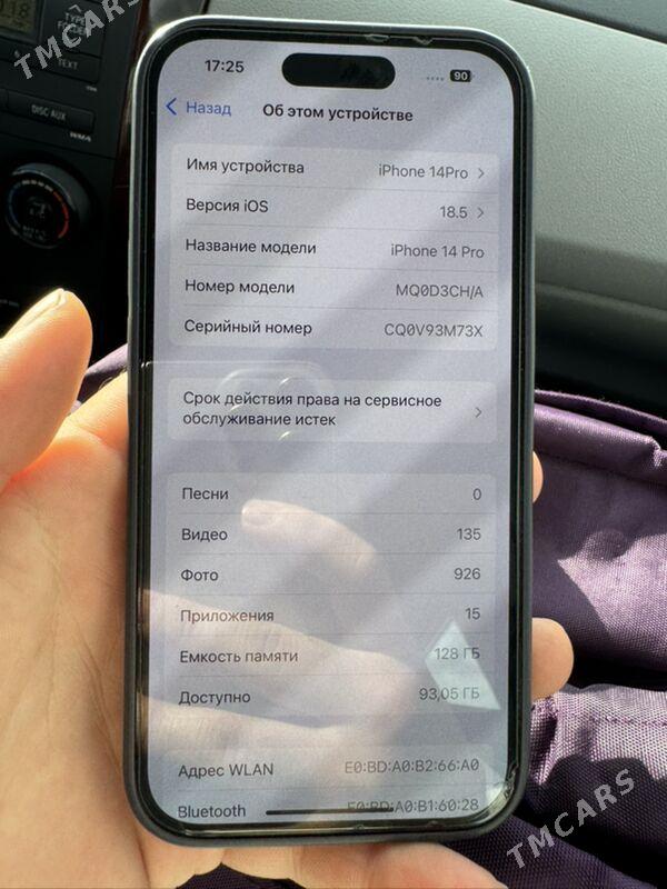14pro 128gb 88% - Ашхабад - img 1