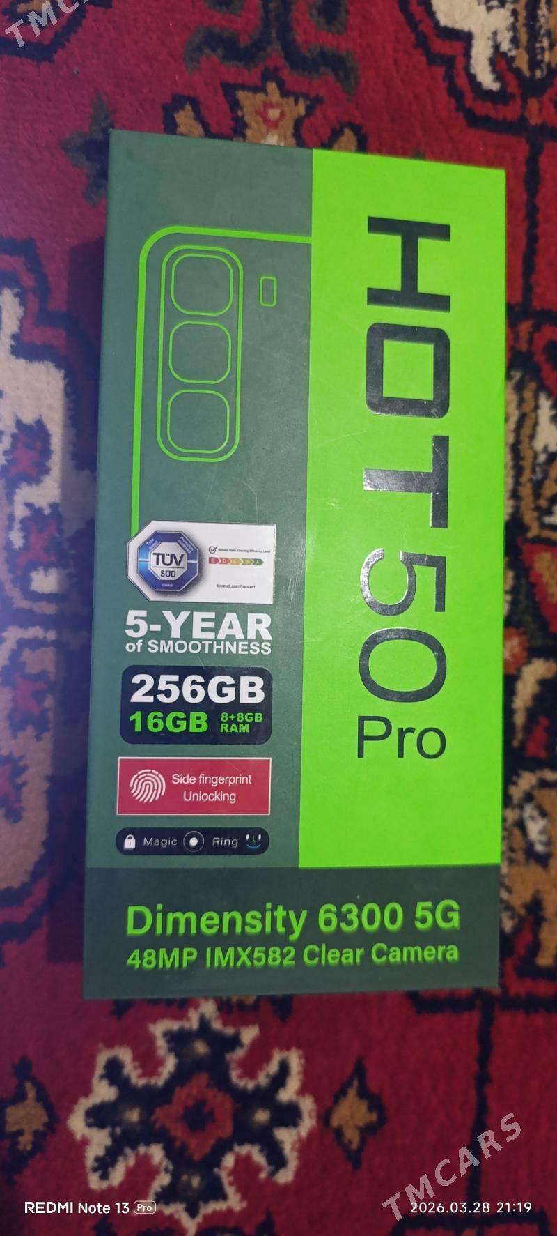 HOT50Pro 8+8/256 - Görogly (Tagta) - img 1