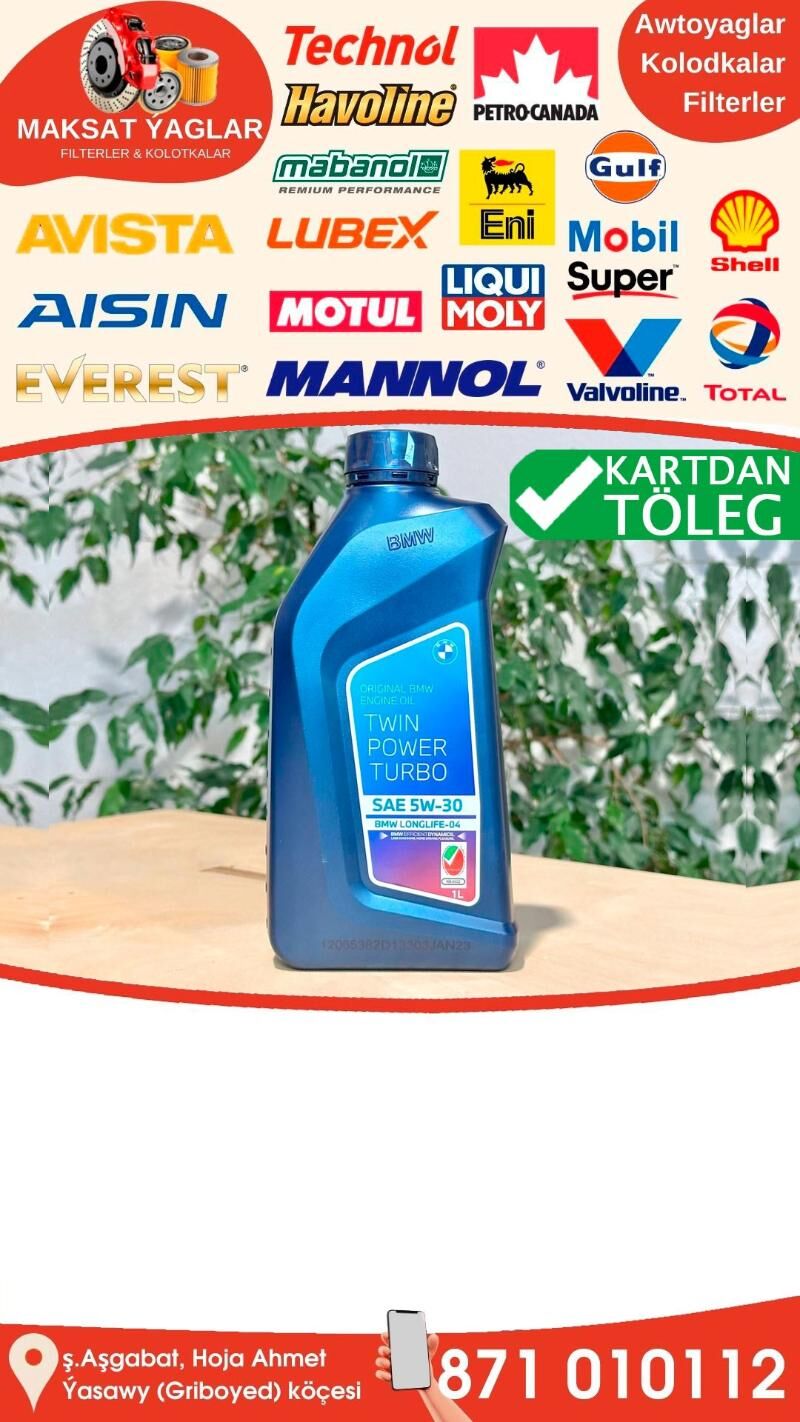 BMW TWIN POWER TURBO 5W30 YAGY - Ашхабад - img 1