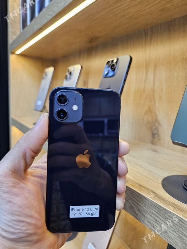 iPhone 12__64 gb LLA 91% - Aşgabat - img 1