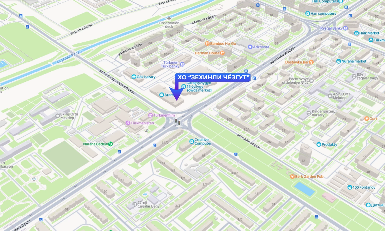 HJ “Zehinli çözgüt” Map Location