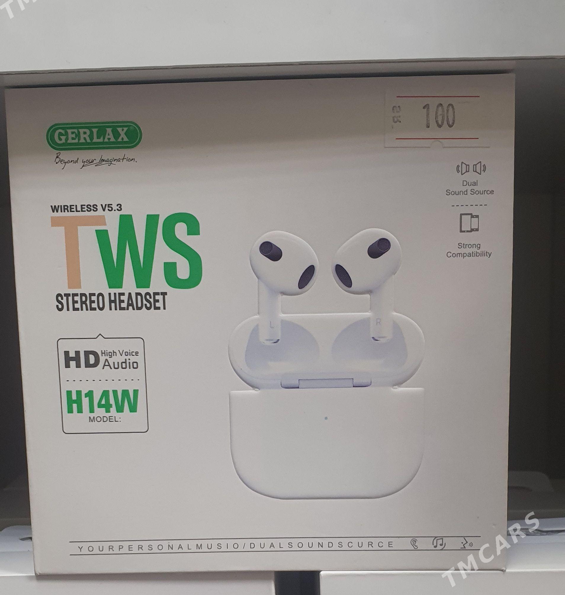 наушники Gerlax - Garaşsyzlygyň 15 ýyllygy Söwda Merkezi - img 1