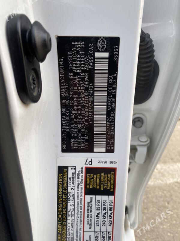 Toyota Camry 2017 - 265 000 TMT - "Altyn Asyr" Gündogar bazary (Jygyllyk) - img 1