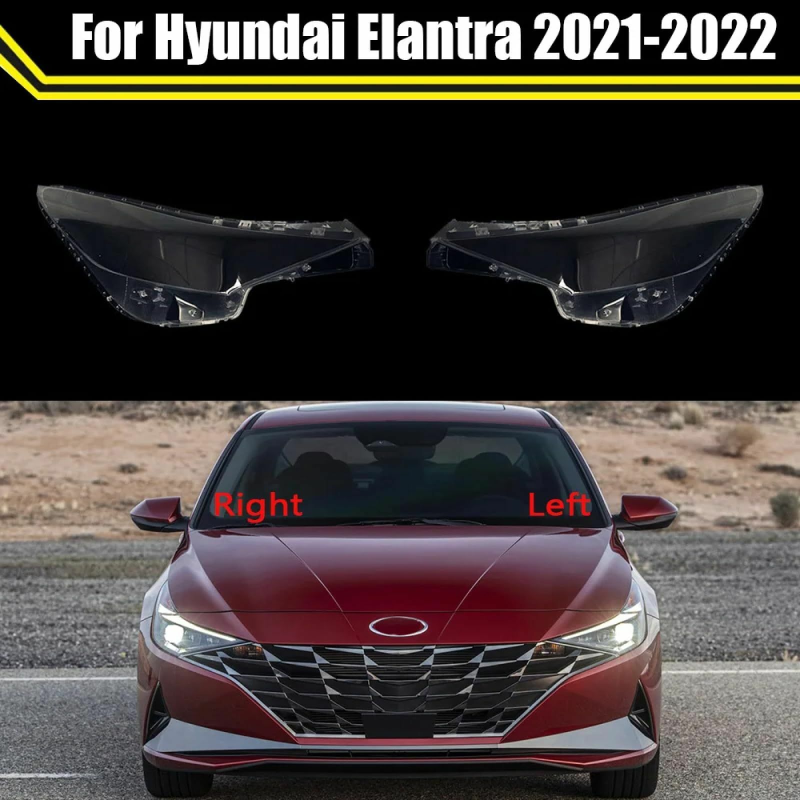 Elantra 21 far steklo korpus 10 TMT - Daşoguz - img 1