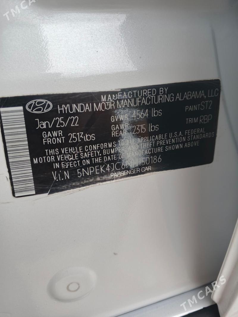 Hyundai Sonata 2022 - 340 000 TMT - Дянев - img 1