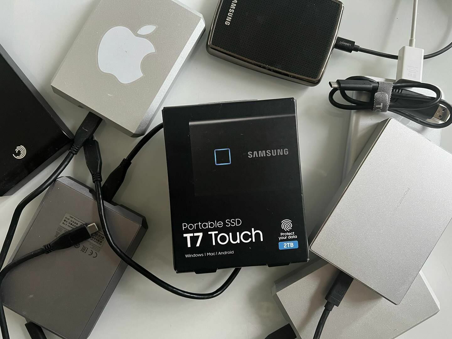 1TB SSD SAMSUNG T7 TOUCH - Ашхабад - img 1
