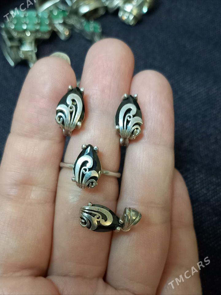 серебро, комплект - Ашхабад - img 1