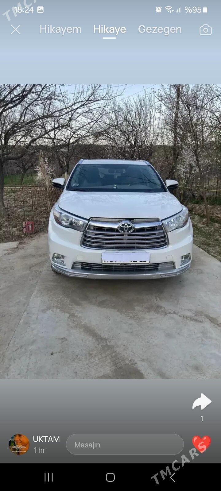 Toyota Highlander 2016 - 450 000 TMT - Койтендаг - img 1
