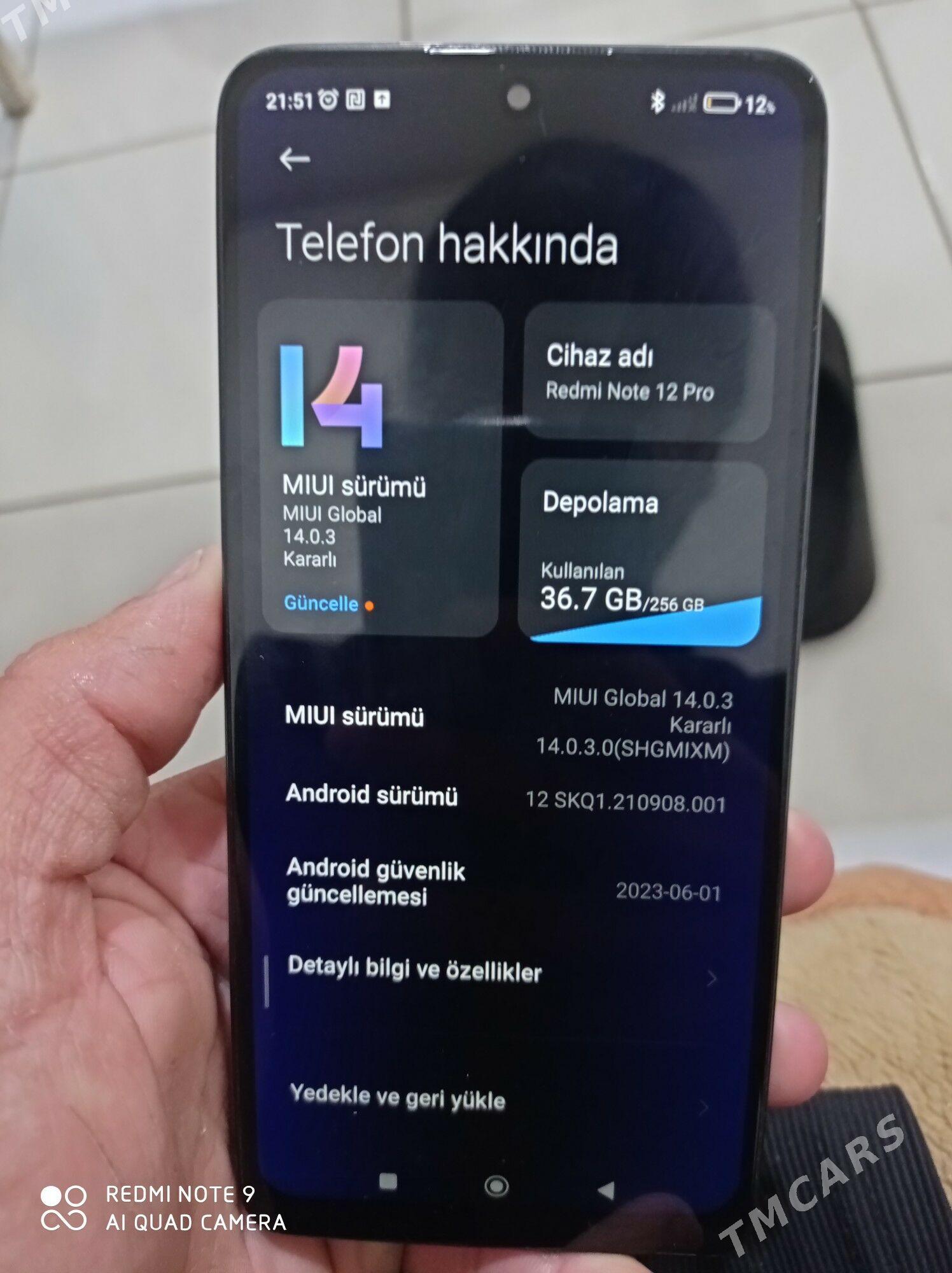 Redmi not 12 pro 8/256 - ул. Советская (Гарашсызлык шаёлы) - img 1