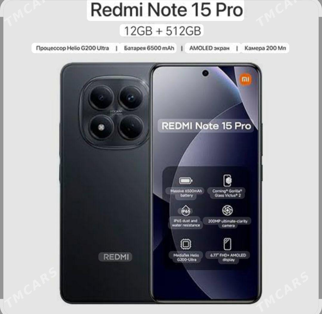 Redmi not 15 pro 12/512 - Ашхабад - img 1