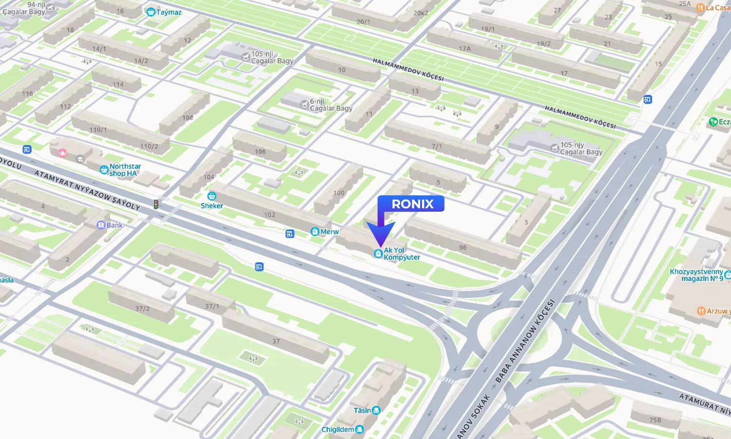 RONIX Map Location