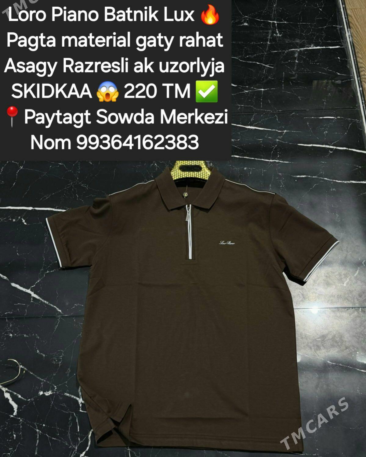 Loro piano Batnik we Futbolka - Parahat 4 - img 1