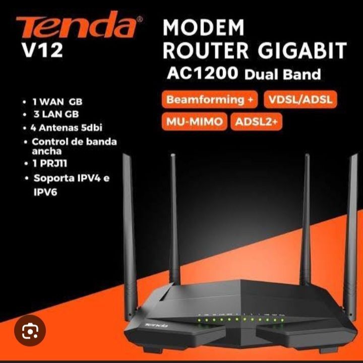 TENDA V12 ROUTER РОУТЕР ТЕНДА - Мир 4 - img 1