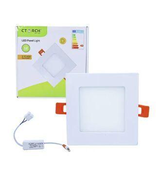 CTORCH LED Panel Yşyk 6W İnçe Dörtburç 6500K - Aşgabat - img 1