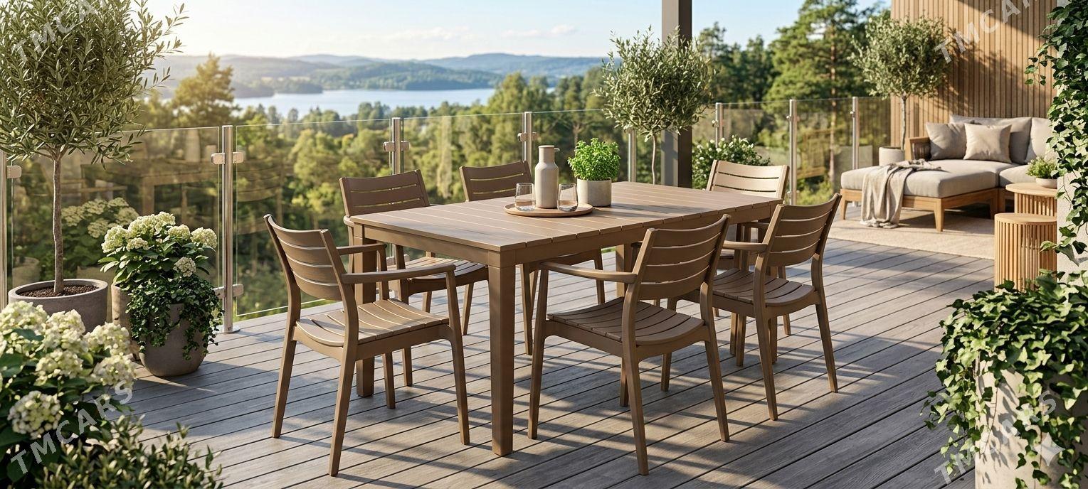 oturguçlar stol, kafe teras ü. - Ашхабад - img 1