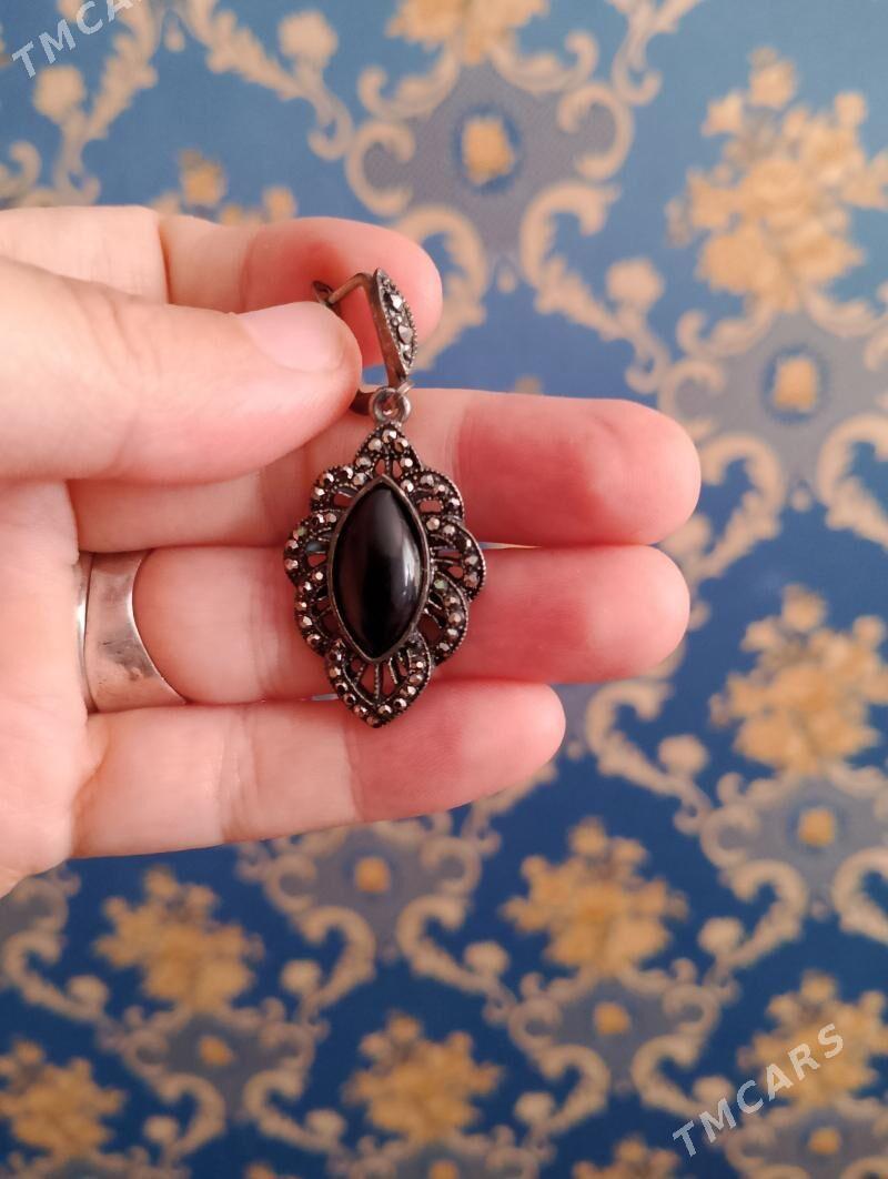 Серебряные серьги - Türkmenabat - img 1