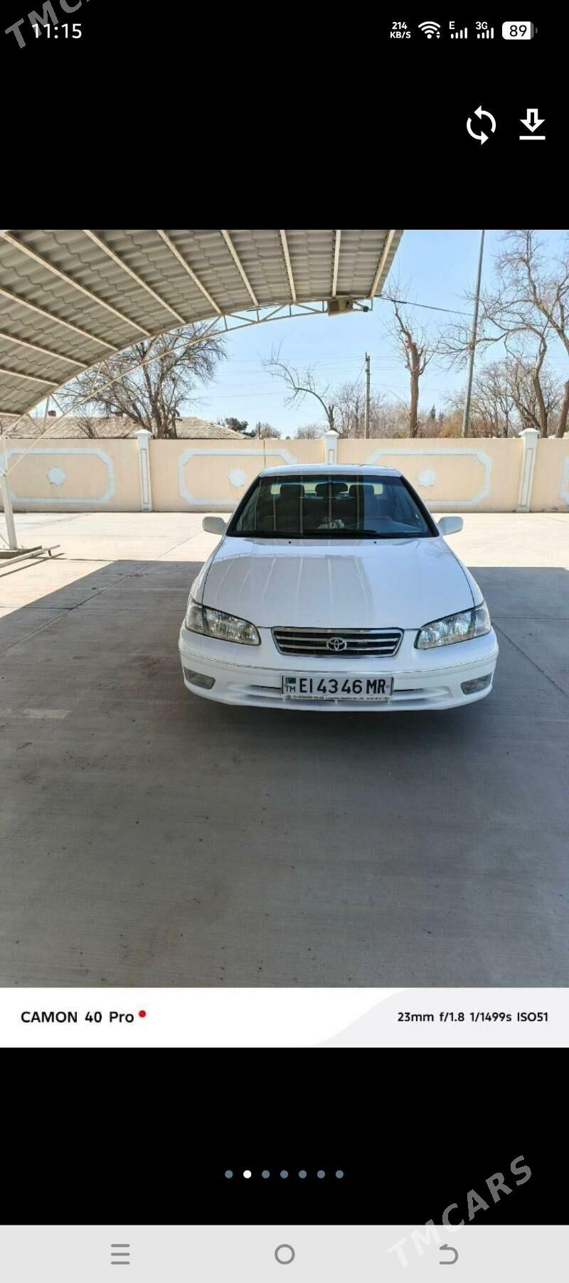 Toyota Camry 2001 - 160 000 TMT - Байрамали - img 1