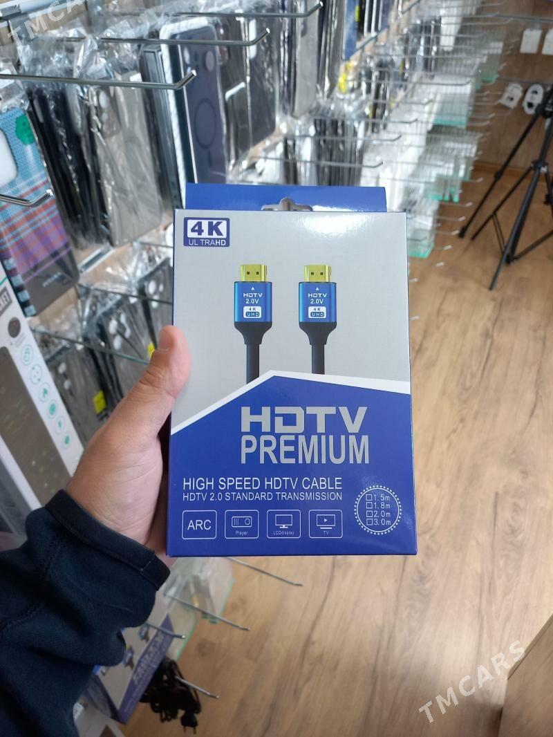 HDMI Premium 4k ultra shnur - Ашхабад - img 1